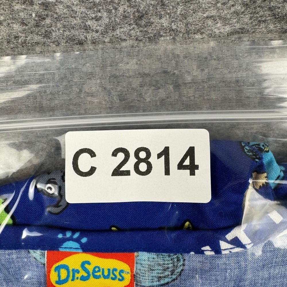 Dr. Seuss Scrub Top What Pet Should I Get? Cotton Blue Womens XS - Picture 9 of 9
